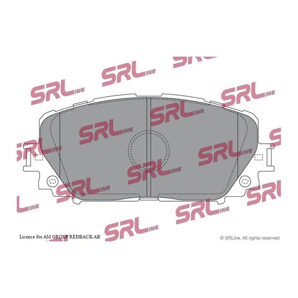 Bromsbeläggsats, Framaxel Srline S70-0502 SRLine