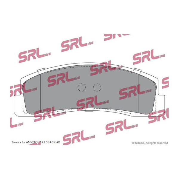 Bromsbeläggsats, Framaxel Srline S70-0517 SRLine