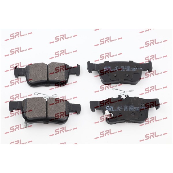 Bromsbeläggsats, Bakaxel Srline S70-0880 SRLine