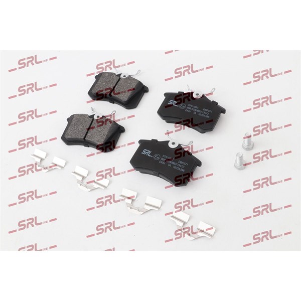 Bromsbeläggsats, Bakaxel Srline S70-1003 SRLine