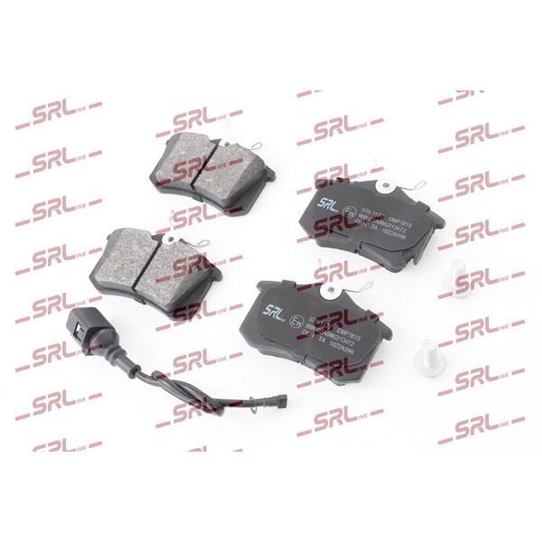 Bromsbeläggsats, Bakaxel Srline S70-1137 SRLine