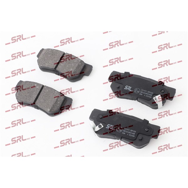 Bromsbeläggsats Solid, Bakaxel Srline S70-1175 SRLine