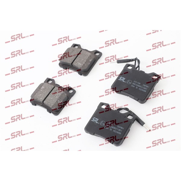Bromsbeläggsats, Bakaxel Srline S70-1195 SRLine