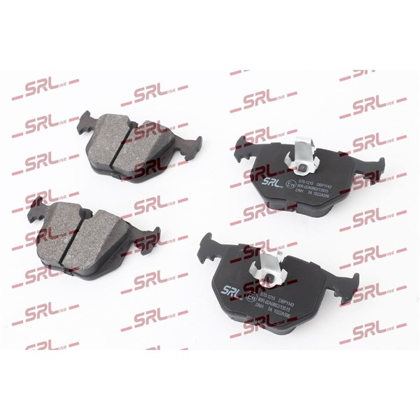 Bromsbeläggsats, Bakaxel Srline S70-1215 SRLine