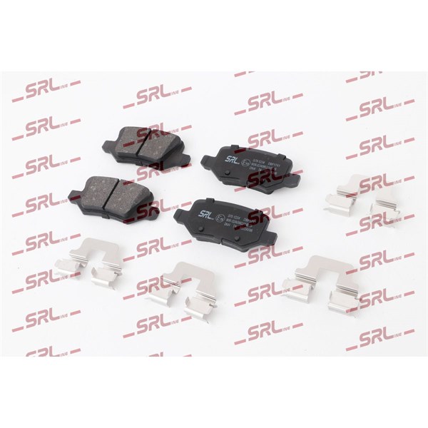 Bromsbeläggsats, Bakaxel Srline S70-1234 SRLine