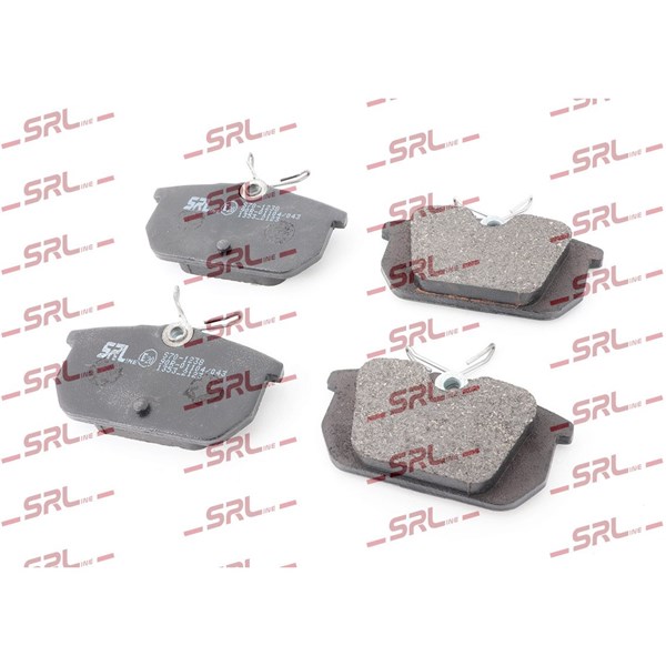 Bromsbeläggsats, Bakaxel Srline S70-1238 SRLine