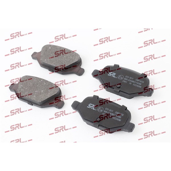 Bromsbeläggsats, Bakaxel Srline S70-1611 SRLine