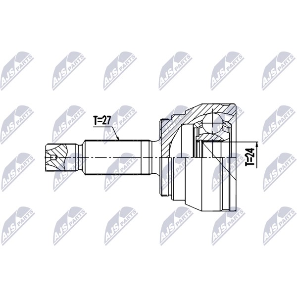 Drivknut, Framaxel Nty NPZ-KA-369 NTY