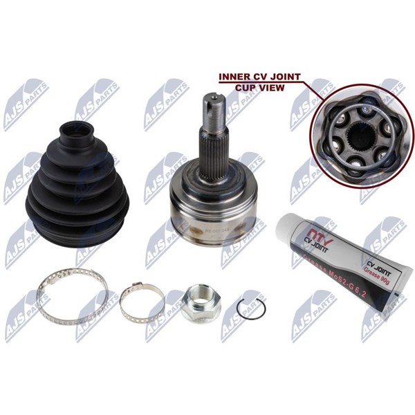 Drivknut, Framaxel Nty NPZ-RE-065 NTY
