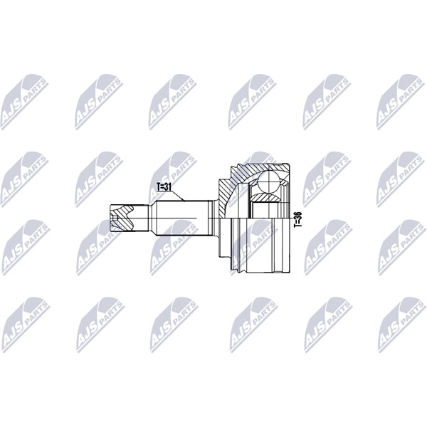 Drivknut, Framaxel Nty NPZ-RE-065 NTY