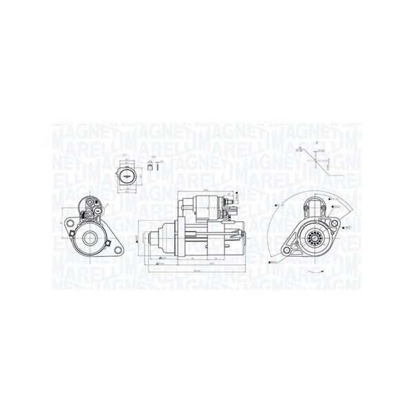 Startmotor 12V Magneti marelli 063725634010 MAGNETI MARELLI