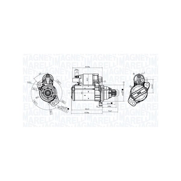 Startmotor 12V Magneti marelli 063725696010 MAGNETI MARELLI