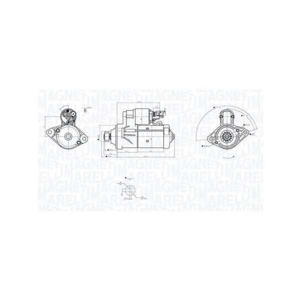 Startmotor 12V Magneti marelli 063726156010 MAGNETI MARELLI