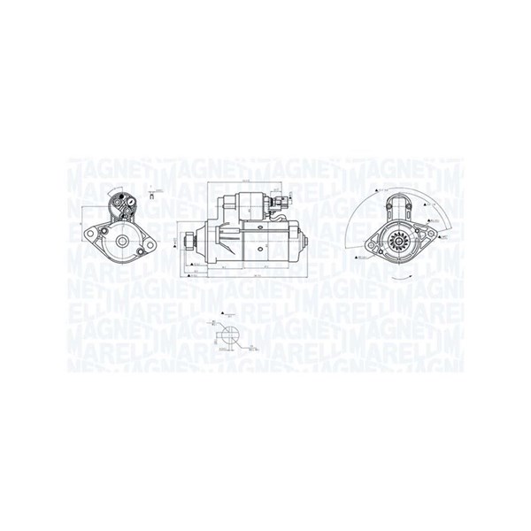 Startmotor 12V Magneti marelli 063726156010 MAGNETI MARELLI