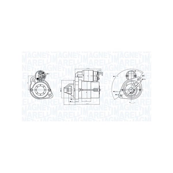 Generator 12V 100A Magneti marelli 063731508010 MAGNETI MARELLI
