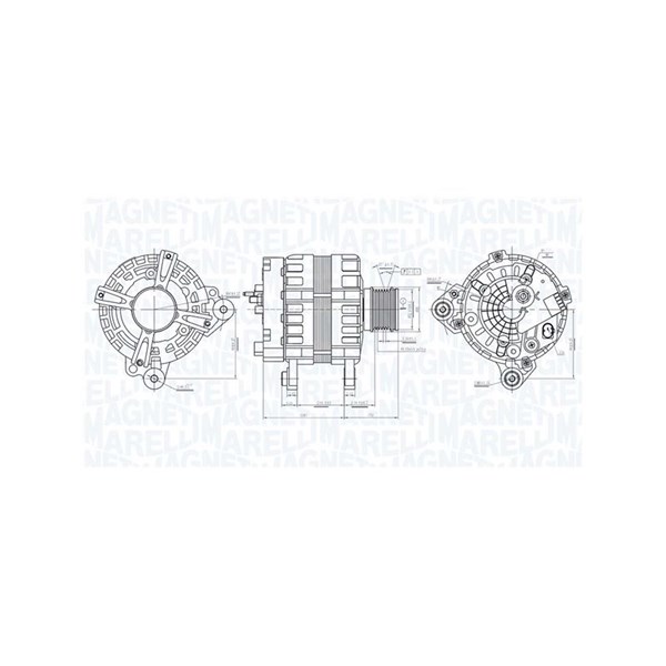 Generator 14V 140A Magneti marelli 063736193010 MAGNETI MARELLI