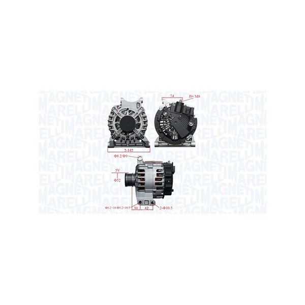 Generator 12V 115A Magneti marelli 063739065010 MAGNETI MARELLI
