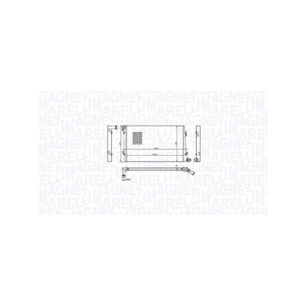 Kylare, motorkylning Magneti marelli 350213218100 MAGNETI MARELLI