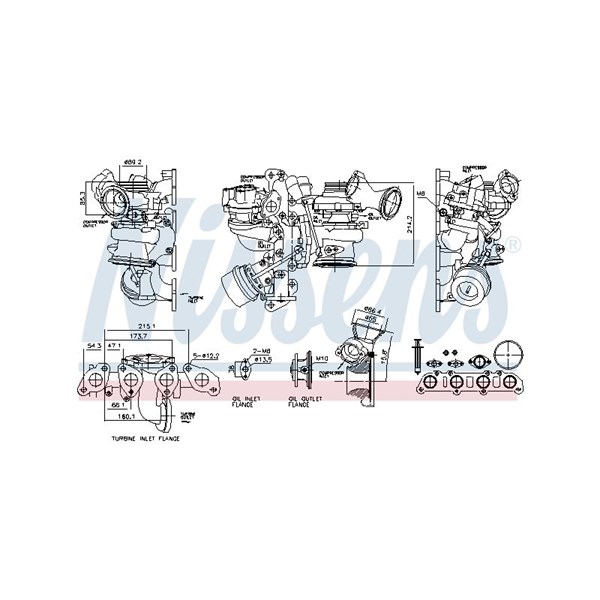 Turbo Nissens 93508 NISSENS