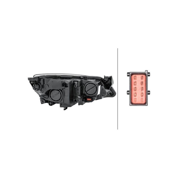 Strålkastare 12V, Vänster Hella 1EG 010 011-311 HELLA Strålkastare 12V, Vänster Hella 1EG 010 011-311 HELLA