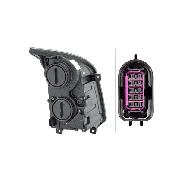 Strålkastare 12V, Vänster Hella 1ER 011 592-051 HELLA Strålkastare 12V, Vänster Hella 1ER 011 592-051 HELLA
