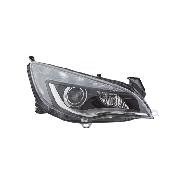 Strålkastare 12V, Höger Hella 1ZT 010 012-421 HELLA