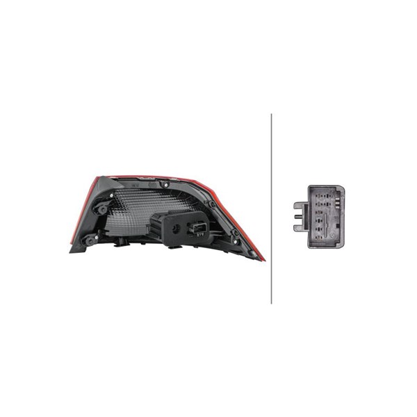 Baklykta 12V, Vänster Hella 2SD 011 881-051 HELLA Baklykta 12V, Vänster Hella 2SD 011 881-051 HELLA