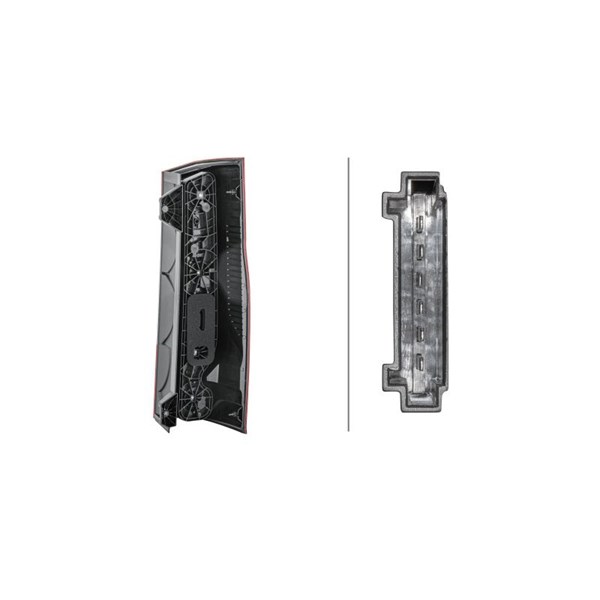 Baklykta 12V, Vänster Hella 2SK 013 252-211 HELLA