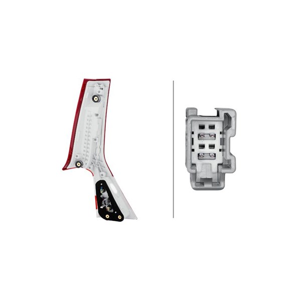 Baklykta 12V, Höger Hella 2TZ 011 528-041 HELLA