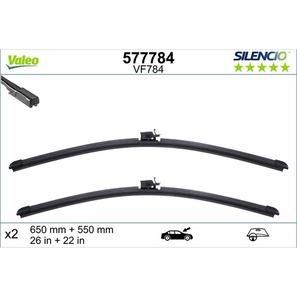 Torkarblad, Fram Valeo 577784 VALEO
