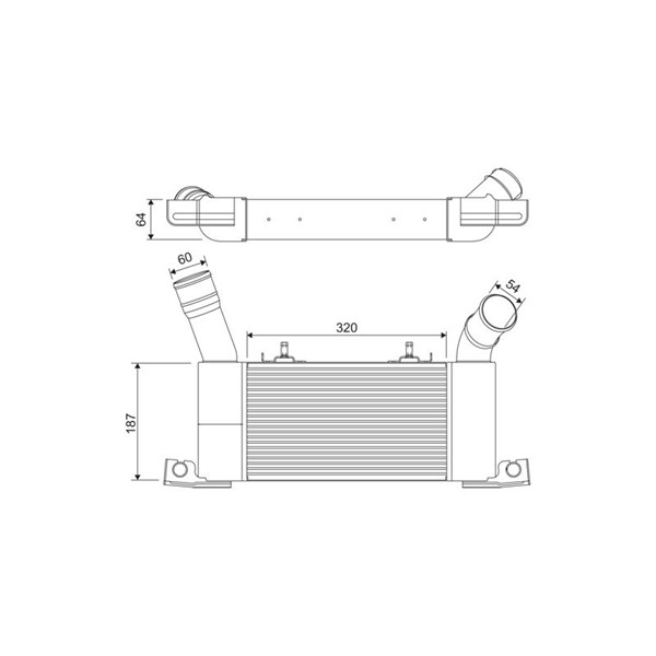 Intercooler Valeo 822910 VALEO