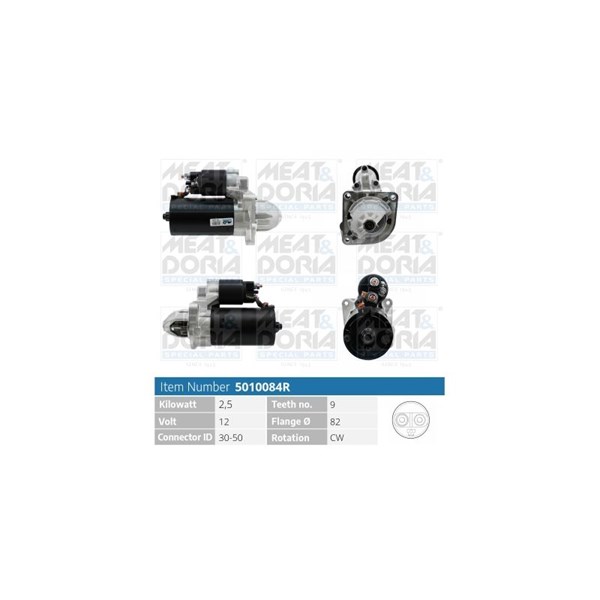 Startmotor 12V Meat & doria 5010084R MEAT & DORIA