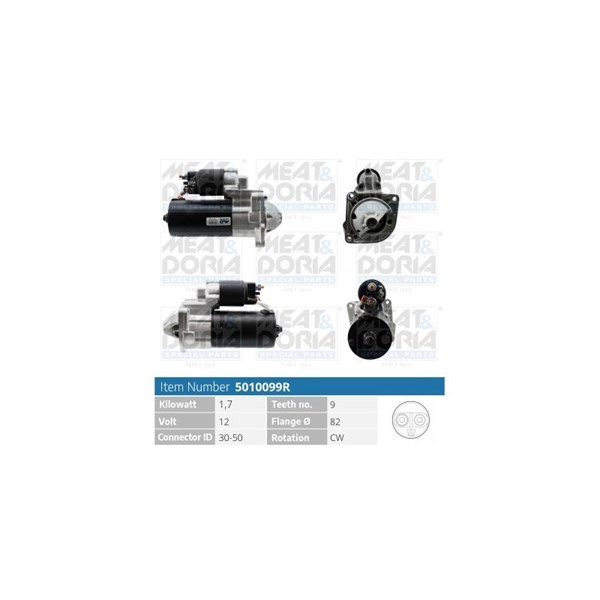 Startmotor 12V Meat & doria 5010099R MEAT & DORIA