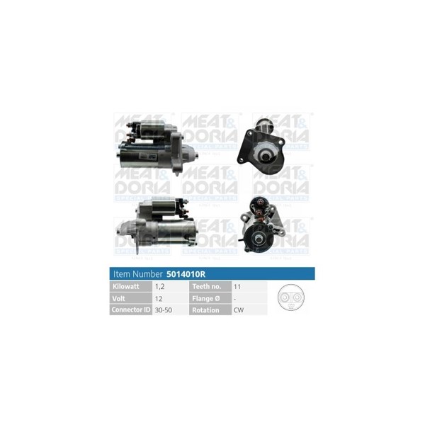 Startmotor 12V Meat & doria 5014010R MEAT & DORIA