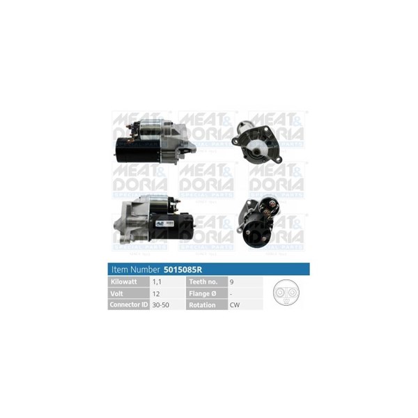 Startmotor 12V Meat & doria 5015085R MEAT & DORIA