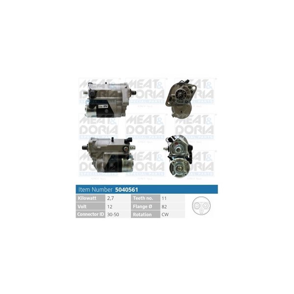 Startmotor 12V Meat & doria 5040561 MEAT & DORIA Startmotor 12V Meat & doria 5040561 MEAT & DORIA