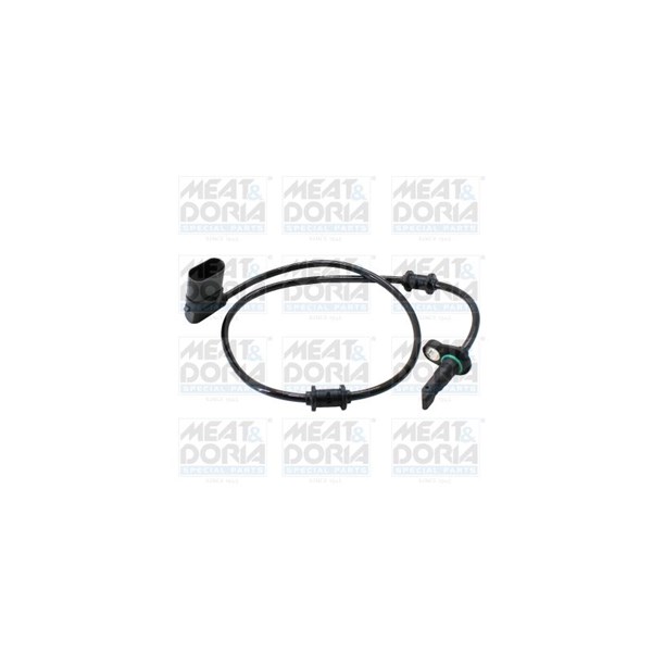 ABS-givare, Sensor, hjulvarvtal, Bakaxel Meat & doria 901257 MEAT & DORIA