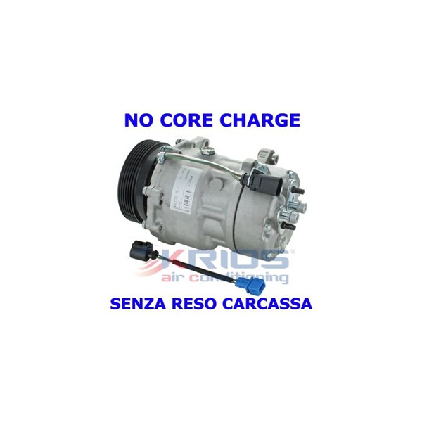 Kompressor, klimatanläggning 12V Meat & doria K11224R MEAT & DORIA