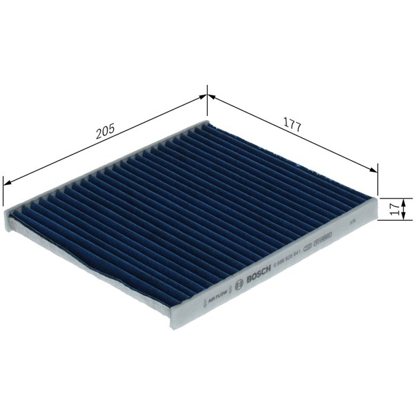 Kupefilter Bosch 0 986 628 641 BOSCH Kupefilter Bosch 0 986 628 641 BOSCH