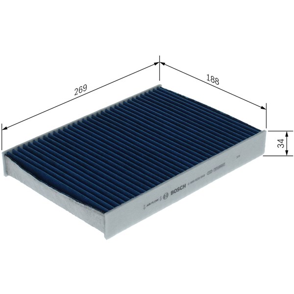 Kupefilter Bosch 0 986 628 648 BOSCH