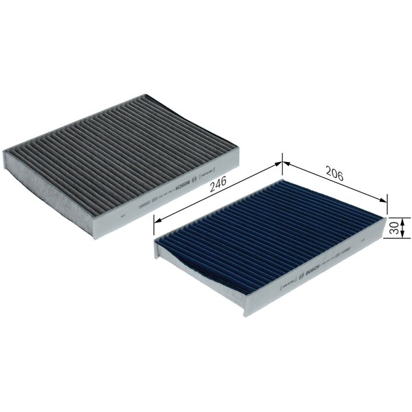 Kupefilter Bosch 0 986 628 658 BOSCH