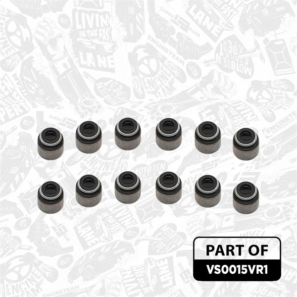 Ventilsats, inlopps-/utloppsventil Et engineteam VS0015VR1 ET ENGINETEAM