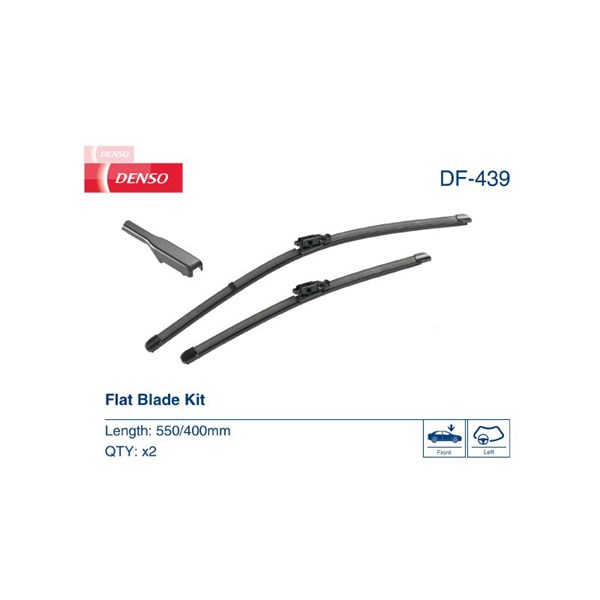 Torkarblad, Förarsida, Passagerarsida Denso DF-439 DENSO
