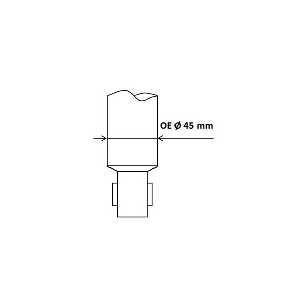 Stötdämpare Gastryck, Bakaxel Kyb 3418018 KYB