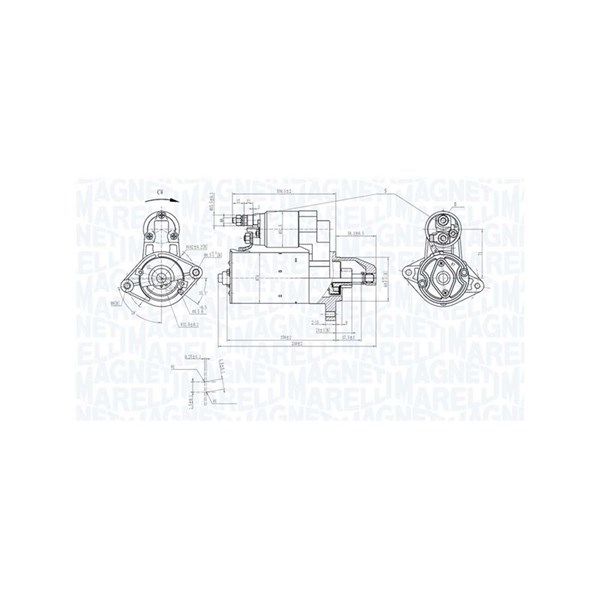 Startmotor 12V Magneti marelli 063721535010 MAGNETI MARELLI