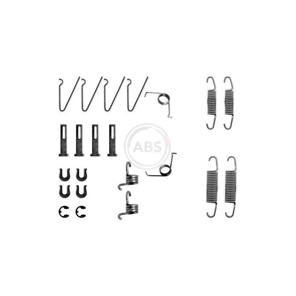 Tillbehörssats, bromsbackar, Bakaxel A.b.s. 0703Q A.B.S.