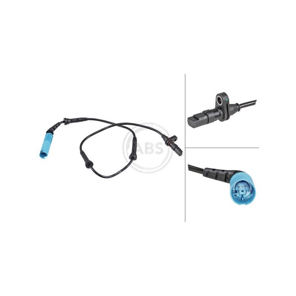 ABS-givare, Sensor, hjulvarvtal, Framaxel A.b.s. 30059 A.B.S.