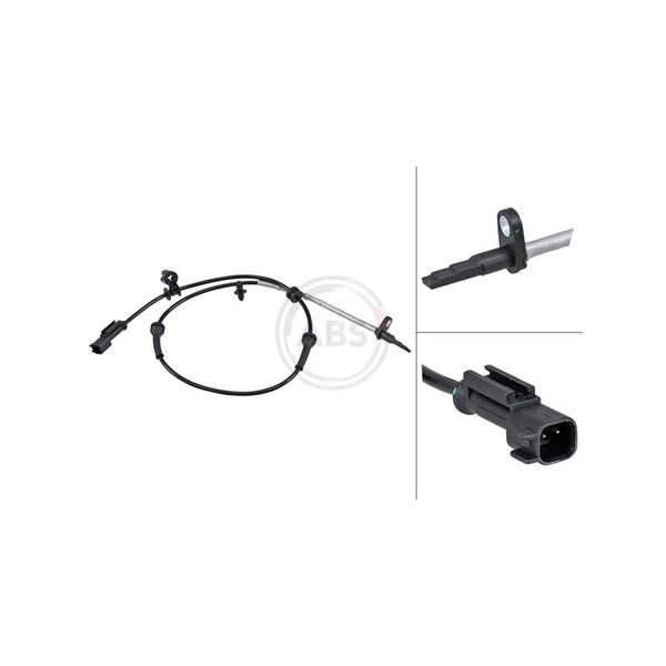 ABS-givare, Sensor, hjulvarvtal, Framaxel A.b.s. 30105 A.B.S.