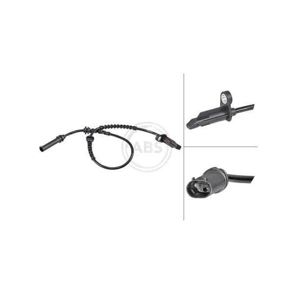 ABS-givare, Sensor, hjulvarvtal, Framaxel A.b.s. 30171 A.B.S.