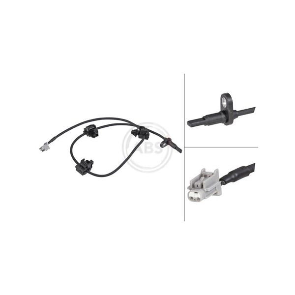 ABS-givare, Sensor, hjulvarvtal, Bakaxel A.b.s. 30175 A.B.S. ABS-givare, Sensor, hjulvarvtal, Bakaxel A.b.s. 30175 A.B.S.